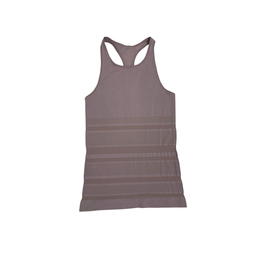 Lululemon Gleam and Glow Purple Racerback Athletic Tank Size 4